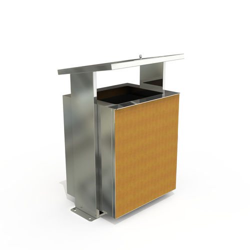 Public waste bin - MST-591 - Mertoglu - free-standing / stainless steel / pedal