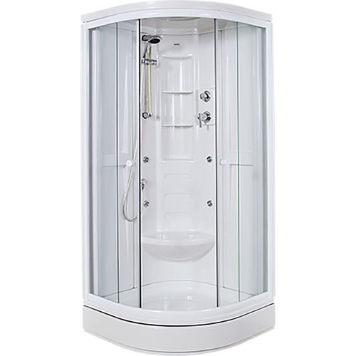 Corner hydromassage cabin - MALAIKA - Aquaestil plus - glass
