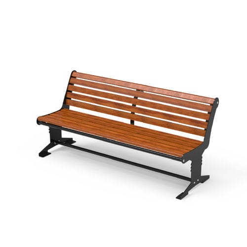 traditional public bench - Bluestream