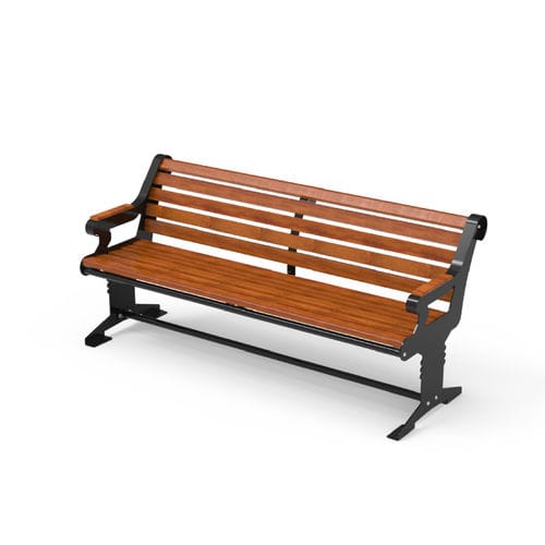 traditional public bench - Bluestream