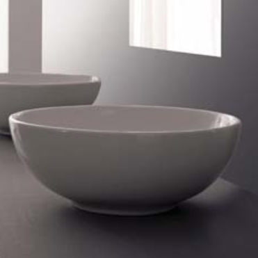 Countertop washbasin - SFERA - IOTTI BY MENOZZI - ceramic / round / contemporary