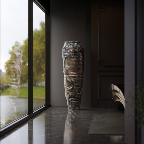 Contemporary vase - ARGUS - KARPA - resin / fiberglass / floor