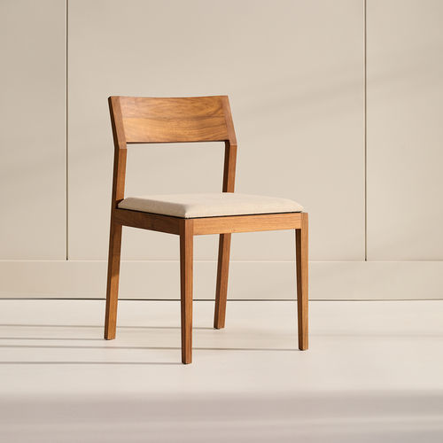 Contemporary dining chair - C204  - KASTELLA - indoor / fabric / oak base