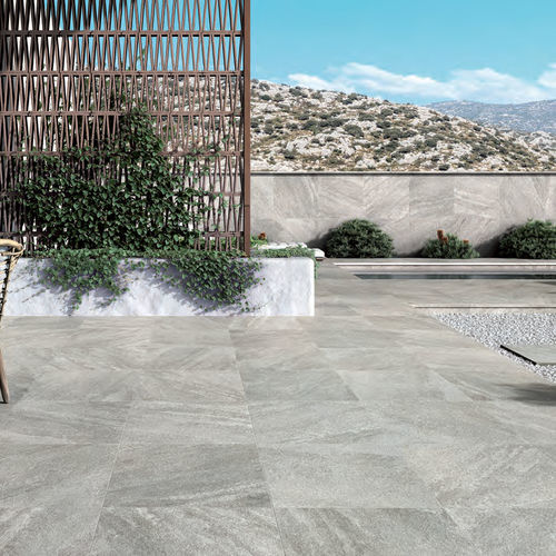 Porcelain tile - PLUS ONEA - STN - matte / outdoor / garden
