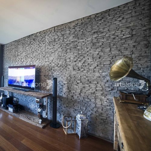 Interior wall-covering - FIJI - Artstone - exterior / stone / textured
