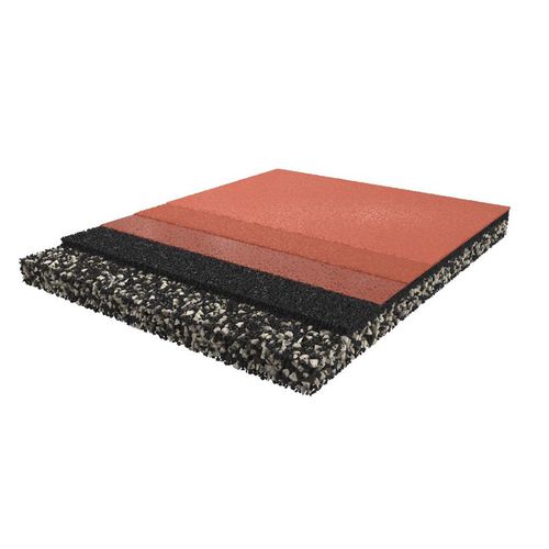 Outdoor sports flooring - CONIPUR JIP SOFT - CONICA - EPDM / PUR / for sports fields