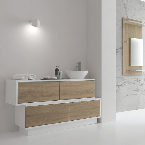 Free-standing washbasin cabinet - SWING SERIES - VISMARA Beauty&Spa Design - oak / wenge / larch