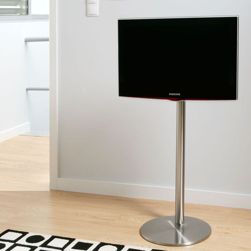 Contemporary TV stand - DISCO R3 BI - SERI STYLU - adjustable-height / with shelves / painted steel