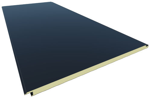 Facade cladding sandwich panel - MODULAR - HIANSA PANEL S.A - steel facing / polyurethane PUR core / Polyisocyanurate PIR core