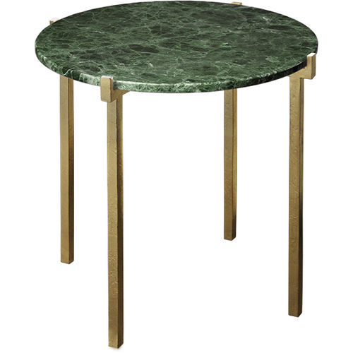 Contemporary side table - CLEOPATRE - Mobilier De Style - wrought iron / glass / marble