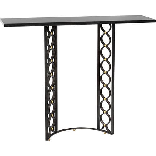 Contemporary sideboard table - INFINI - Mobilier De Style - brass / wrought iron / marble