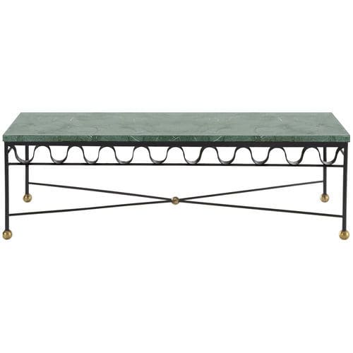 Contemporary table - DUC COCKTAIL - Mobilier De Style - brass / wrought iron / marble