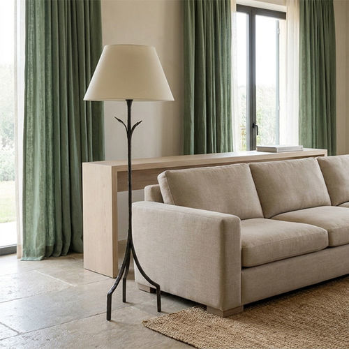 Floor-standing lamp - VEGETAL - Mobilier De Style - wrought steel / wrought iron / contemporary