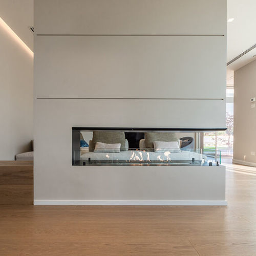 Bioethanol fireplace - BKBF-T - bioKamino - built-in / island / ventless