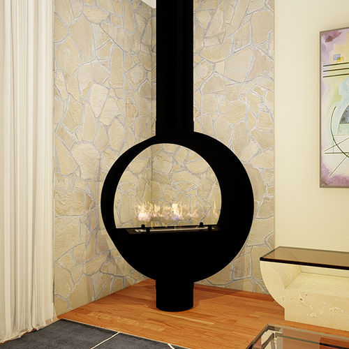Bioethanol fireplace - GIOTTO - bioKamino - floor-mounted / hanging / ceiling