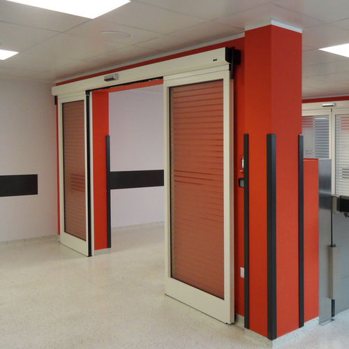 Aluminum door profile - LB50 BREAKOUT SYSTEM - Label S.p.A. - security / automatic