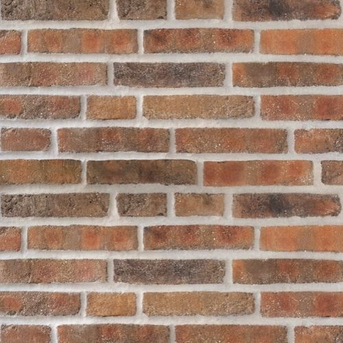 Clay cladding brick - RT 445 - Randers Tegl A/S - outdoor / glued / rustic