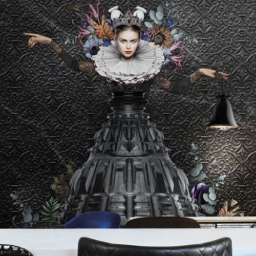 Contemporary wallpaper - ATHENA - LondonArt Wallpapers - nonwoven