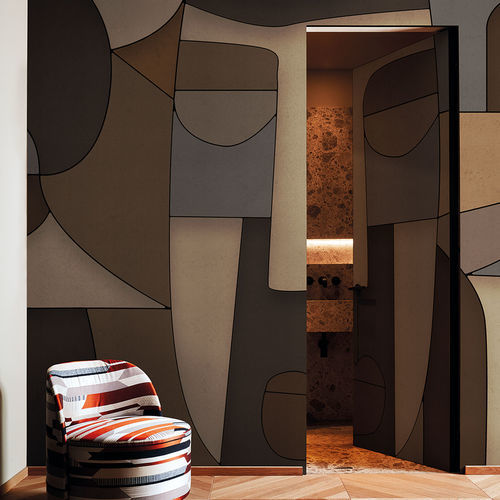 Contemporary wallpaper - STRICTLY CONFIDENTIAL - LondonArt Wallpapers - vinyl / PVC / abstract motif