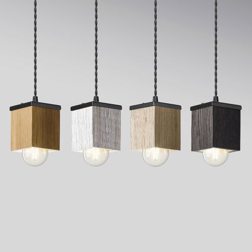 Pendant lamp - GV-SOPB-8-10 - AW Latvia - metal / wire / oak