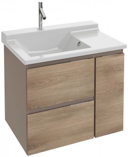 Wall-hung washbasin cabinet - EB1333-N08 - JACOB DELAFON - melamine / contemporary / with drawers