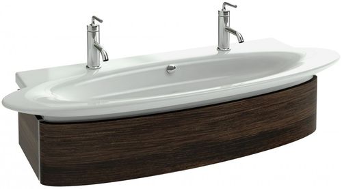 Wall-hung washbasin cabinet - EB1101 - JACOB DELAFON - wood veneer / contemporary / with drawers