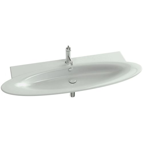 Countertop washbasin - E4435 - JACOB DELAFON - ceramic / oval / contemporary