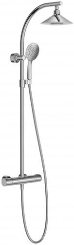 Thermostatic shower column - MOXIE: E5799 - JACOB DELAFON - wall-mounted / contemporary / with hand shower