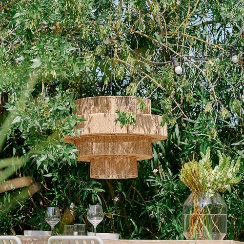 Pendant lamp - Herstera Garden S.L. - rope / original design / corded