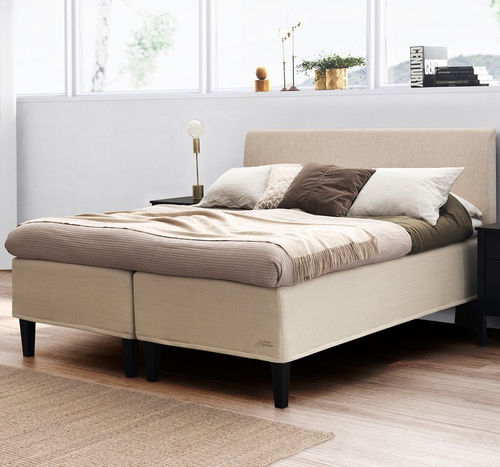 Double bed - SUPREME NORDIC - Jensen - contemporary / upholstered / with headboard