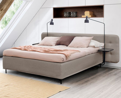 Double bed - DIPLOMAT NORDIC LINE - Jensen - contemporary / upholstered / with headboard