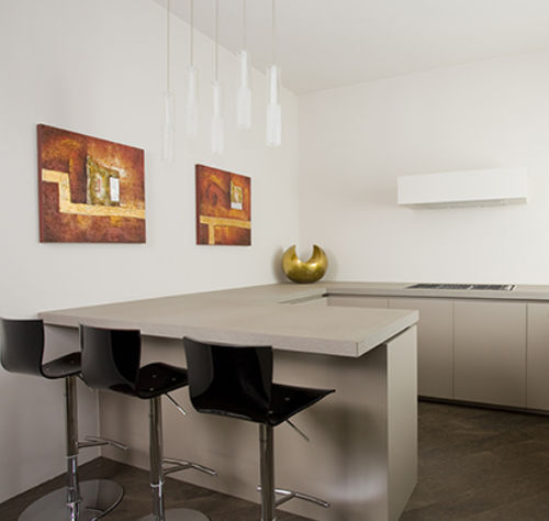 Natural stone countertop - GAJA GREY - Marmotex SRL - commercial / kitchen / stain-proof