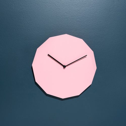 Contemporary clock - TWELVE - NEOCRAFT GmbH - wall-mounted / analog / steel