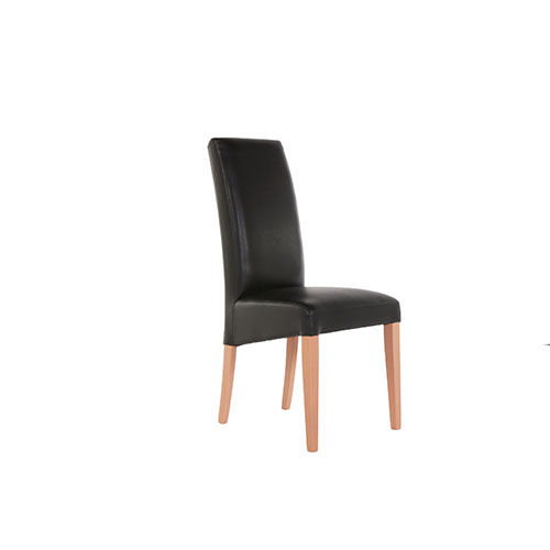 Contemporary chair - RUDI - Standard Furniture Factory Sarajevo - indoor / leather / wooden base