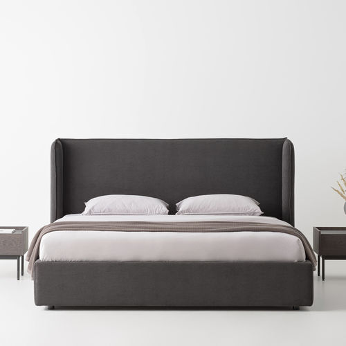 Double bed - NAOMI NOVA - ZEGEN - contemporary / upholstered / with headboard