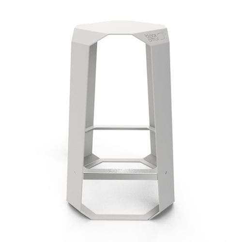 Contemporary bar stool - EDGE - Black-Citrus - wooden / Plexiglas® / stainless steel base