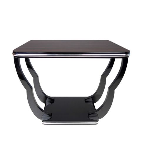 Art Deco coffee table - OAM00530 - Münsterland Gruppe GmbH & Co. KG - Macassar ebony / rectangular / home