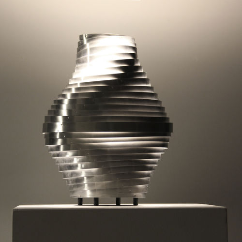Table lamp - BUMBLEBEE - Hi Project srl - Brillamenti - stainless steel / original design / corded
