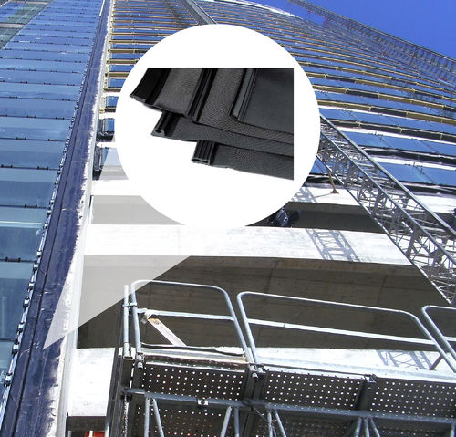 Facade waterproofing membrane - ECOFACADE P-FIX - Effisus - protection / insulating / air barrier