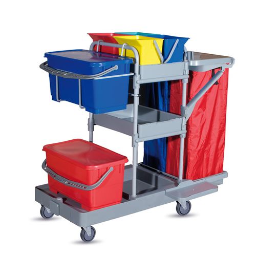 Cleaning trolley - STARACE 112 - IPC - commercial / polypropylene