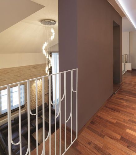Wrought iron railing - SKYLINE - Tessaro Group - with bars / indoor / for stair