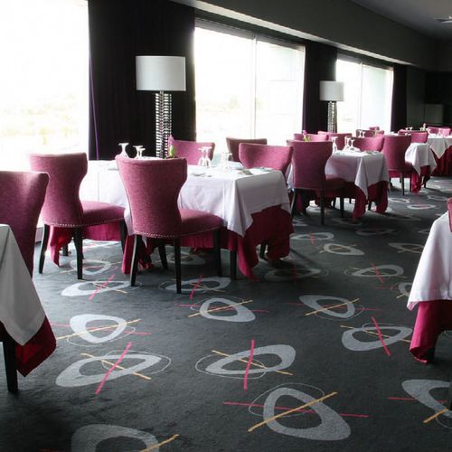 Tufted carpet - PRINTED - LUSOTUFO - cut pile / polyamide / for office