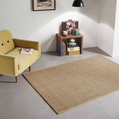 Woven rug - SEAGRASS - LUSOTUFO - contemporary / plain / plant fiber