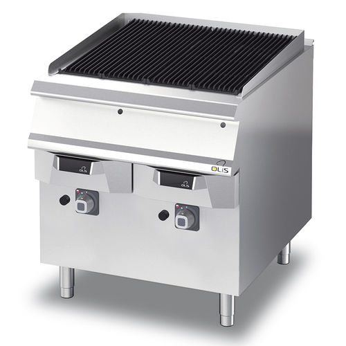 Gas grill - D74/10GG - Olis Ali Group S.r.l. - floor-mounted / commercial / stainless steel