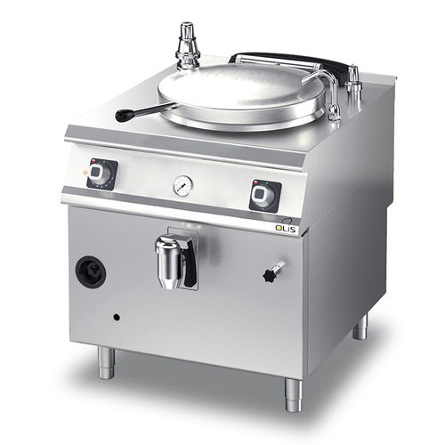 Gas boiling pan - D74/10PGI08 - Olis Ali Group S.r.l. - floor-mounted / commercial