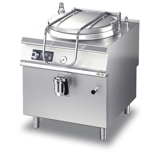 Electric boiling pan - DT94/10PEI15 - Olis Ali Group S.r.l. - floor-mounted / commercial