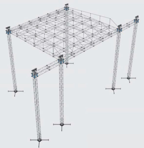 Metal roof system - SPI studio progetti innovazioni di Faggiotto Elberino - modular / metal profile / for special events