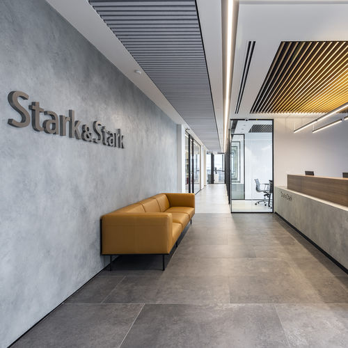 Felt suspended ceiling - FELTLINE - Integra - Interior Systems - strip / for office / indoor
