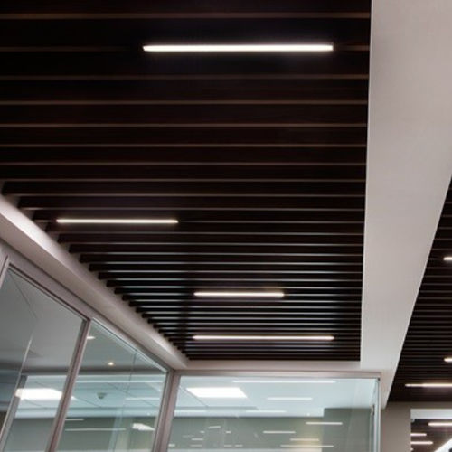 Hanging light fixture - BAFFLE  - Integra - Interior Systems - LED / linear / commercial