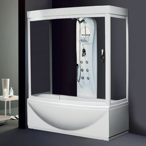 Corner bathtubshower combination LUNA BOX ilma srl builtin